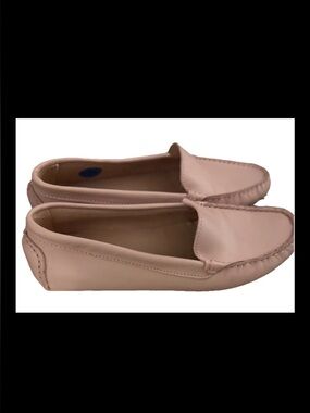 Enzo Tesoti Pink Leather Driving Mocs Loafers Slip On Women’s US 7.5 EU 38 NEW